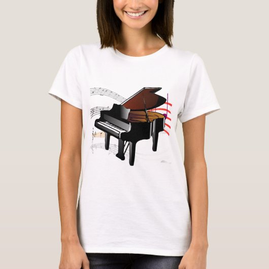 ピアノTシャツ Tシャツ (正面)