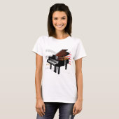 ピアノTシャツ Tシャツ (正面フル)