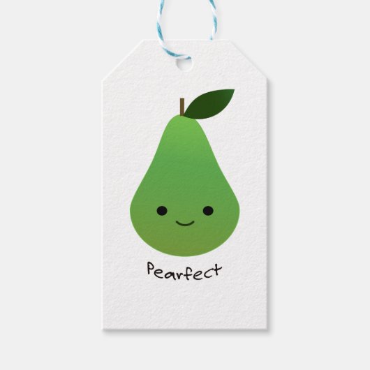 ピアフェクトキュートかわいい梨 ギフトタグ (正面)