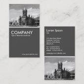 ピアヘッド建物、カーディフベイ – 70pcグレー 名刺 (正面/裏面)