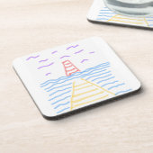 ピアライトハウス懸命プラスチックコースター コースター (左側)