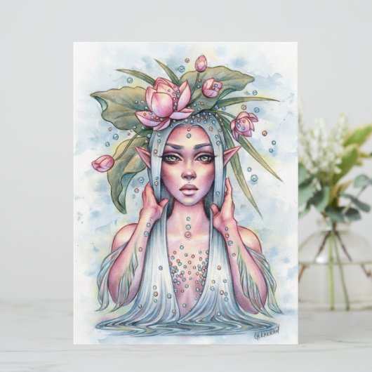 ピアラファンタジーニンフ人魚アートカード (スタンド正面)