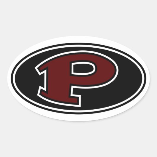 ピアランドオイラーズロゴシール 楕円形シール (正面)