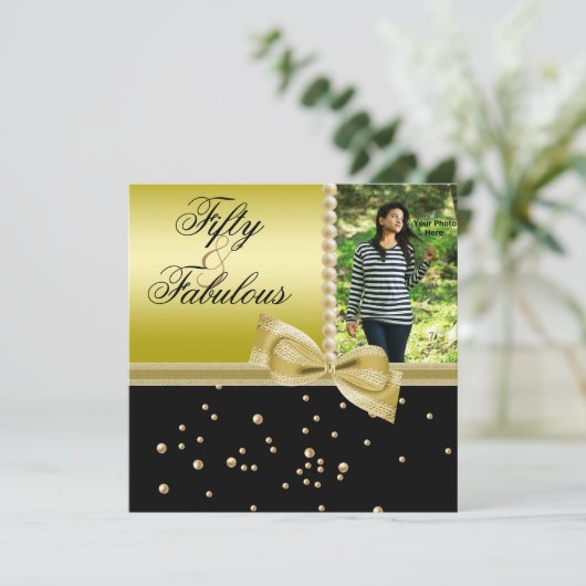 ピアルス&ボウフェイク·ファブル50フォト·ウーマンズ 招待状 (スタンド正面)