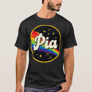 ピアレインボーイン宇宙ヴィンテージスタイル Tシャツ