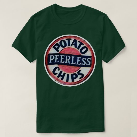 ピアレスポテトチップス Tシャツ (デザイン正面)