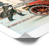 ピアレス自動車ヴィンテージアートプリントポスター ポスター (角)