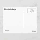 ピアレフォーンズ城 ポストカード (裏面)