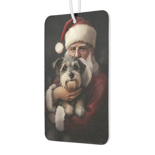 ピアワーテリアウィズサンタクロースフェスティバルクリスマス カーエアーフレッシュナー (左)