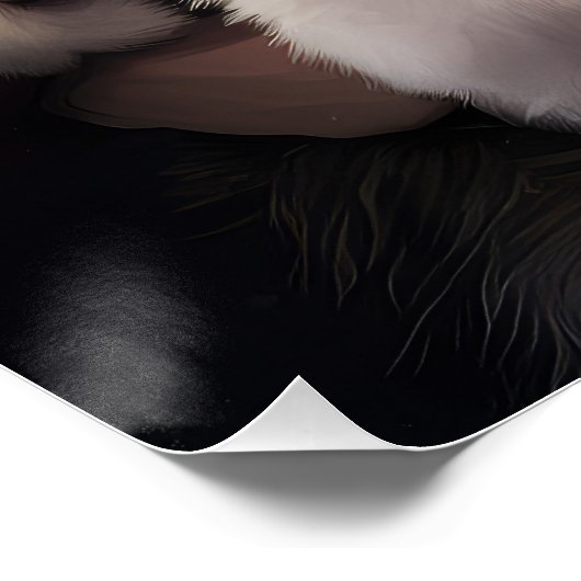 ピアワーテリアウィズサンタクロースフェスティバルクリスマス ポスター (コーナー)