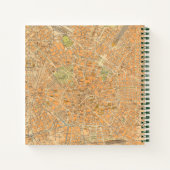 ピアンタディミラノ – イタリア・ミラノの地図 ノートブック (裏面)