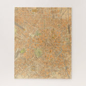 ピアンタディミラノ-イタリア·ミラノ地図 ジグソーパズル (縦)