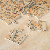 ピアンタディミラノ-イタリア·ミラノ地図 ジグソーパズル (側面)