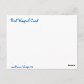 ピアンワグテール ポストカード (裏面)