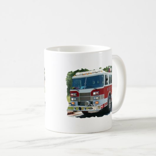 ピアースの普通消防車 コーヒーマグカップ (正面右)