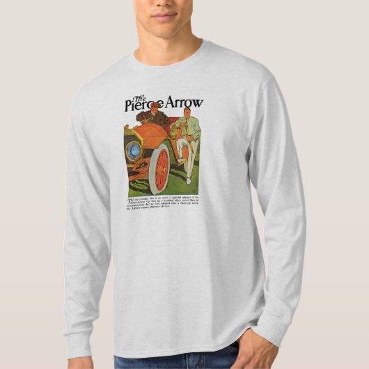 ピアースの矢のクラシック車 Tシャツ (正面)