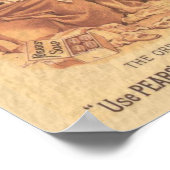 ピアーズせっけんで子供を浴びる ポスター (角)