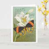 ピアーズソパバタフライ カード (黄色い花)