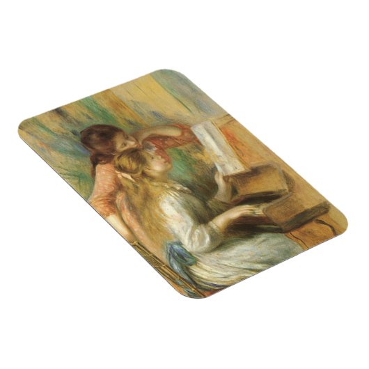 ピアール・ルノワールによる「ピアノの少女たち」 マグネット (右側)