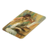 ピアール・ルノワールによる「ピアノの少女たち」 マグネット (左側)