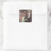 ピアール・ルノワールによる「ピアノを弾く少女たち」 スクエアシール (バッグ)