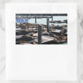 ピア39シーライオンズ 長方形シール (バッグ)