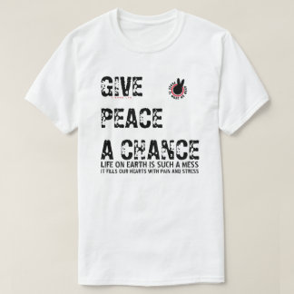 ピウグレ与えスPEACE A CHANCE(PIWWN)Tシャツ Tシャツ