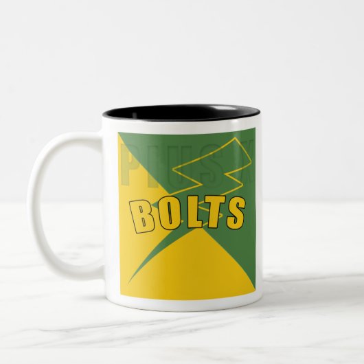 ピウスX高校のデザイン ツートーンマグカップ (左)