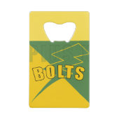 ピウスX高校デザイン クレジットカード栓抜き (正面)