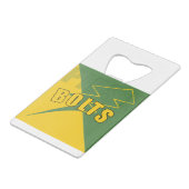 ピウスX高校デザイン クレジットカード栓抜き (裏面アングル)