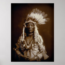 ピエガンブラックフィートマンヴァーゼルテール1900 ポスター