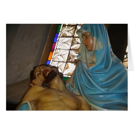 ピエタの彫刻 (正面横)