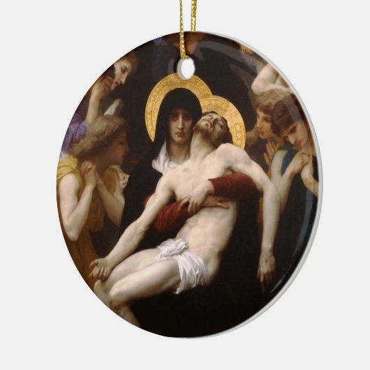 ピエタイエスキリストとヴァージンマリア セラミックオーナメント (左)