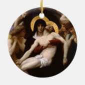 ピエタイエスキリストとヴァージンマリア セラミックオーナメント (裏面)