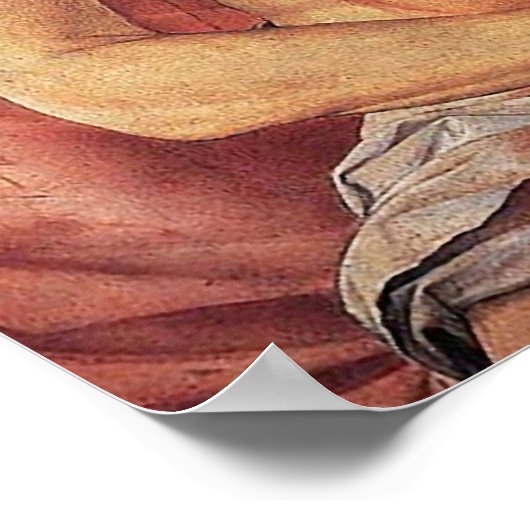 ピエタイエズス十字架の嘆きヴァージンマリア01 ポスター (角)