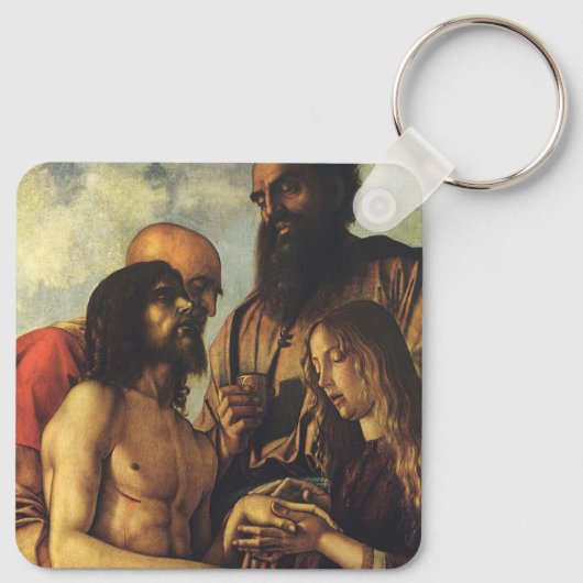 ピエタバイジョバンニベリーニルネッサンスファインアート キーホルダー (裏面)