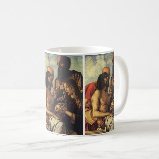 ピエタバイジョバンニベリーニルネッサンスファインアート コーヒーマグカップ (正面右)