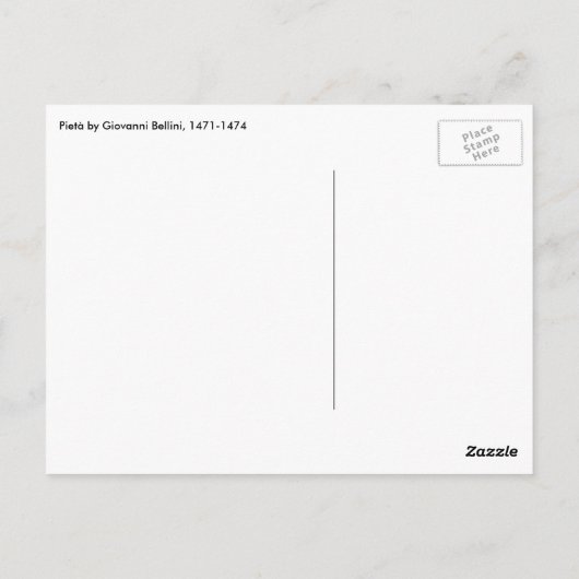 ピエタバイジョバンニベリーニルネッサンスファインアート ポストカード (裏面)