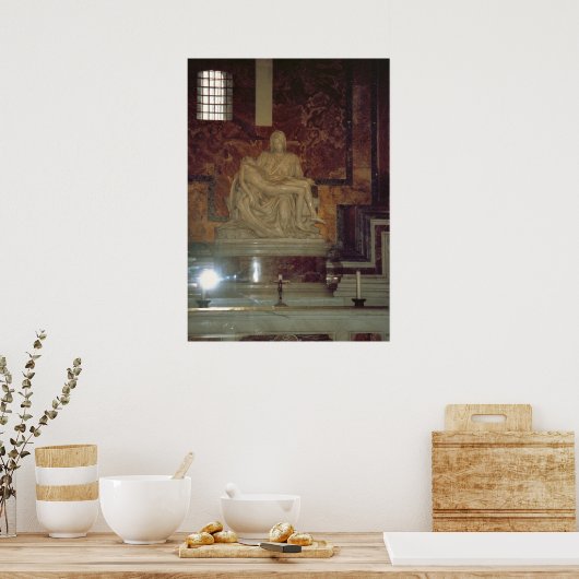 ピエタバイミケランジェロのバチカン ポスター (キッチン)