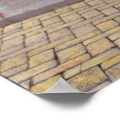 ピエターデフーチ – 中庭の家の中デルフト ポスター (角)