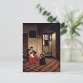 ピエターホーク – 膝にベビーを持つ女性 ポストカード (スタンド正面)