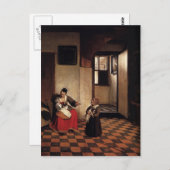 ピエターホーク – 膝にベビーを持つ女性 ポストカード (正面/裏面)