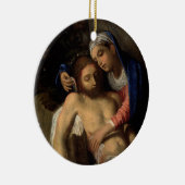 ピエタ（マリアとイエス）（アダム・エルシーマー著） セラミックオーナメント (右)