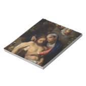 ピエタ（マリアとイエス）（アダム・エルシーマー著） ノートパッド (回転)