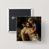 ピエタ(マリアとイエス)(アダム・エルシーマー著) 缶バッジ (正面&裏面)