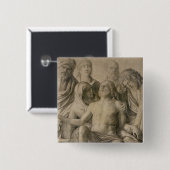 ピエタ、死んだキリスト 缶バッジ (正面&裏面)