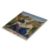 ピエタ、c.1505 (パネル) (ポストの1996年のrestorの油 タイル (側面)
