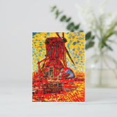 ピエットモンドリアンアート、ミルインサンライト、1908年 ポストカード (スタンド正面)