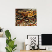 ピエテルブルーゲエルヴィエホエルトリウンフォドゥラミュエルテ ポスター (ホームオフィス)