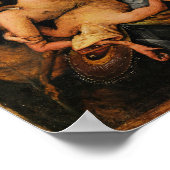 ピエテルブルーゲル秋の反乱天使絵画ズ ポスター (角)